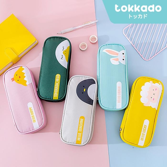 

X689 Tokkado Purru Pencil Case Kotak Tempat Pensil Anak Sekolah Pouch Lucu