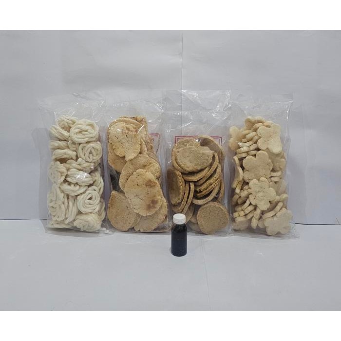 

Sale!! Paket Ceria 3 Kerupuk Sanggul 200Gr Bintang Kulit Bakar Sambal