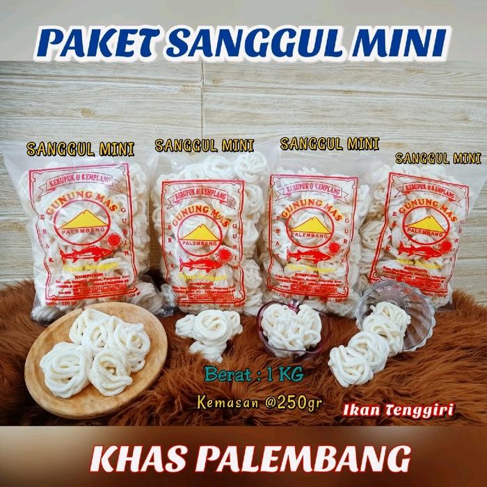 

Sale!! Kerupuk Sanggul Mini 1 Kg Ikan Tenggiri Palembang Makanan Palembang Cemilan Snack