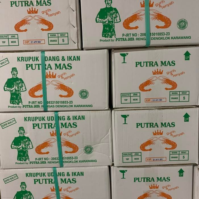 

Sale!! Krupuk / Kerupuk Udang Putra Mas 5 Kg Jenis Mede 1 Dus Karton