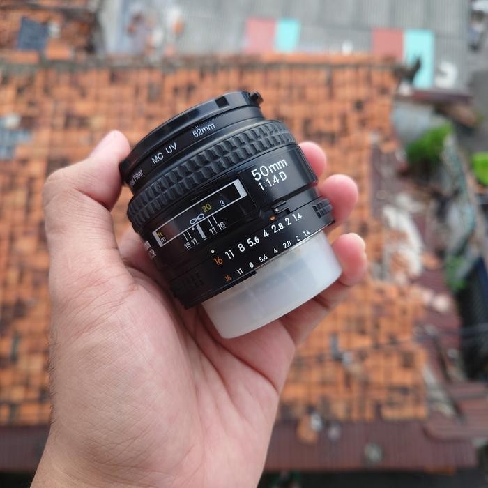 Lensa Fix Nikon 50mm F1.4 D afd Nikkor