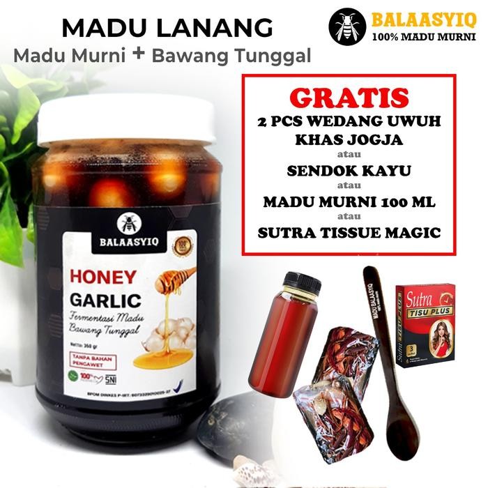 

Madu bawang putih lanang tunggal asli BALAASYIQ300g original MADU ASLI DAN BAWANG TUNGGAL ALAMI