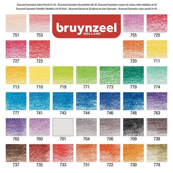 

Bruynzeel Expression Colour Pencil Tin 36 colours