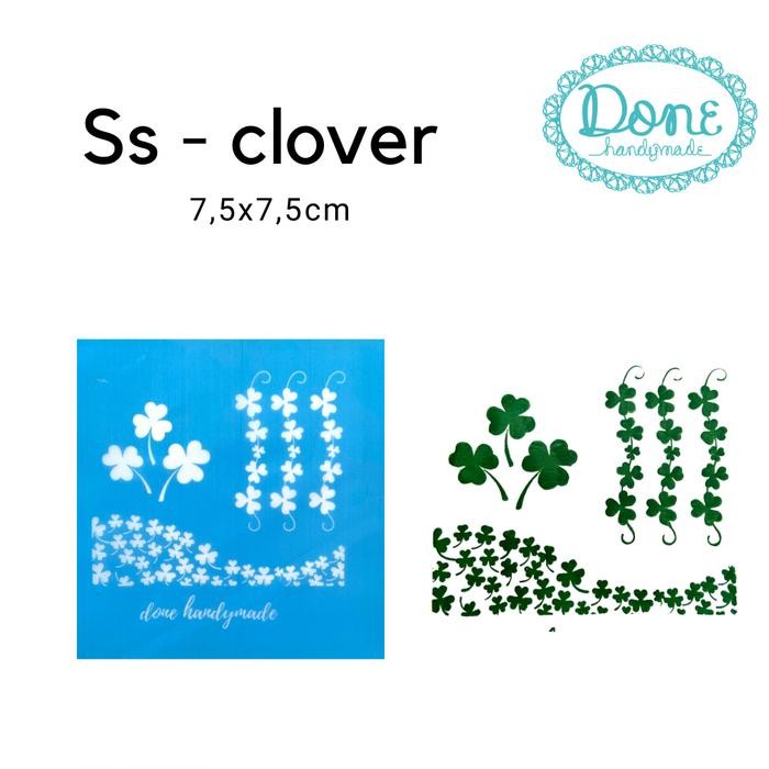 

Silk screen lembar tekstur clay tool stencil scrapbook alat clay ss2