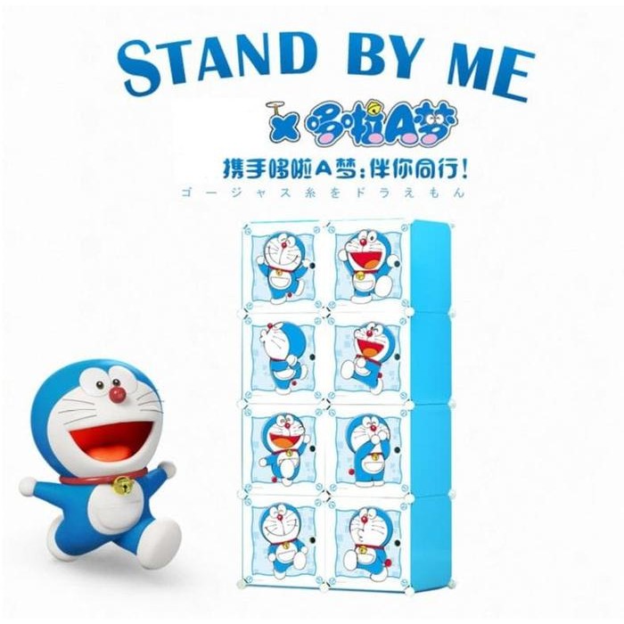Lemari Plastik Doraemon Shenar