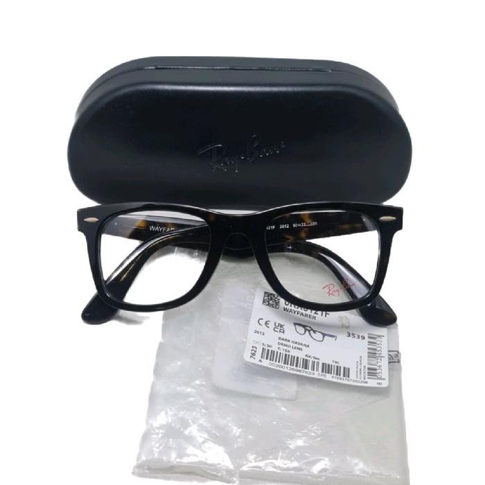 Frame Kacamata Rayban Wayfarer Rb5121F 2012 50-22-150 Turtoise Original Eyewear Glasses Best Quality