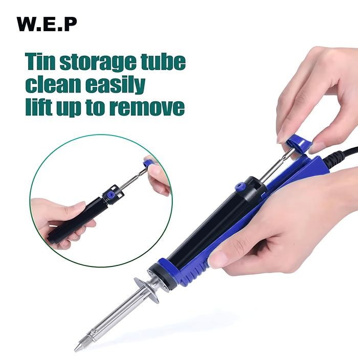 WEP 929D-V TIN SUCKER ELECTRIC DESOLDERING IRON SOLDER SUCKER DESOLDER