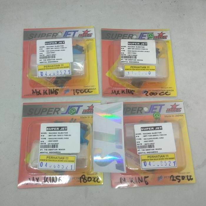 Injector Brt Mx/Nvl/Nva/Mio-J/Nmax 150Cc 180Cc 200Cc 250Cc (8 12 Hole)
