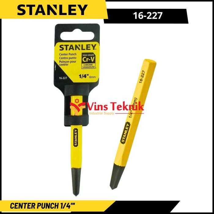 

Khusus Gosend! Center Punch 1/4 Inch Pin Punch 6Mm Stanley 16-227