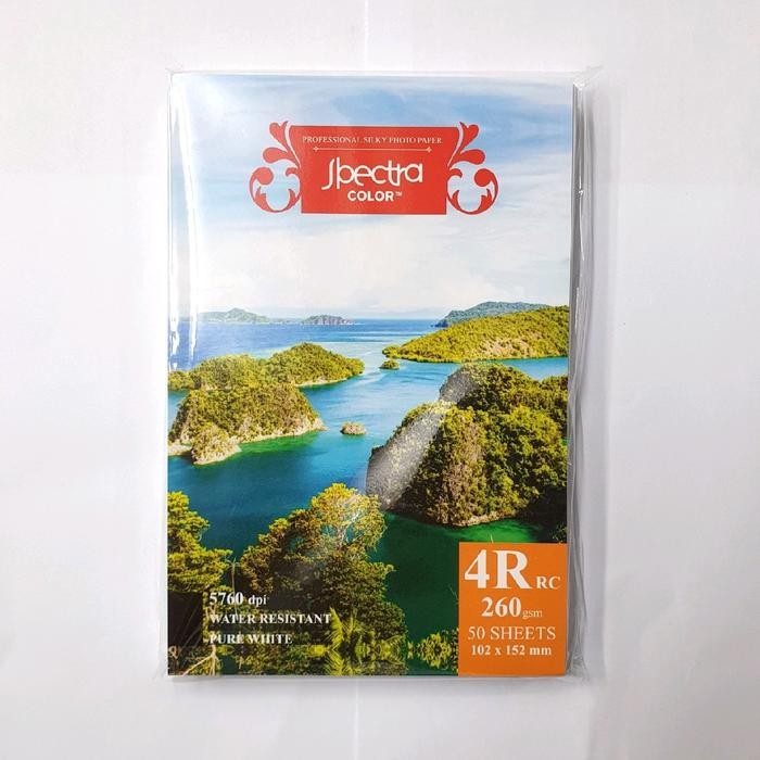 

SPECTRA PROFESSIONAL SILKY PHOTO PAPER 4R 260 GSM