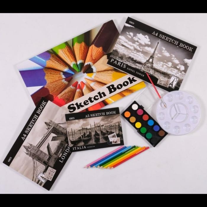 

KIKY SKETCH BOOK / Buku Sketsa Ukuran A3 isi 50 Lembar / Buku