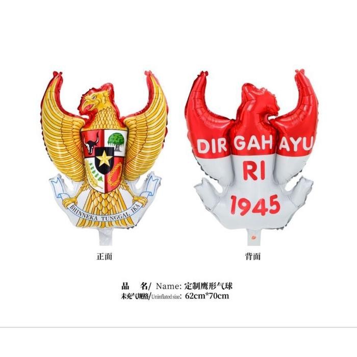 (Allthebest) Balon Foil garuda/foil 17 an/dekorasi 17 an/balon 17 agustus