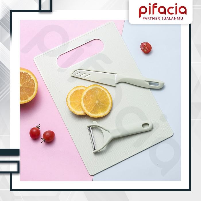 PIFACIA Paket Dapur Alat Masak Set Talenan Mini Chopper Serbaguna - 1 SET