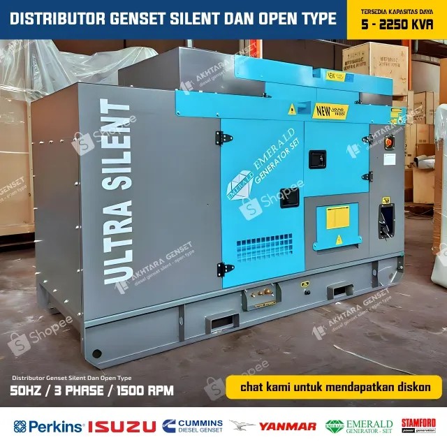 Genset Generator Emerald Weifang Kofo 100 Kva