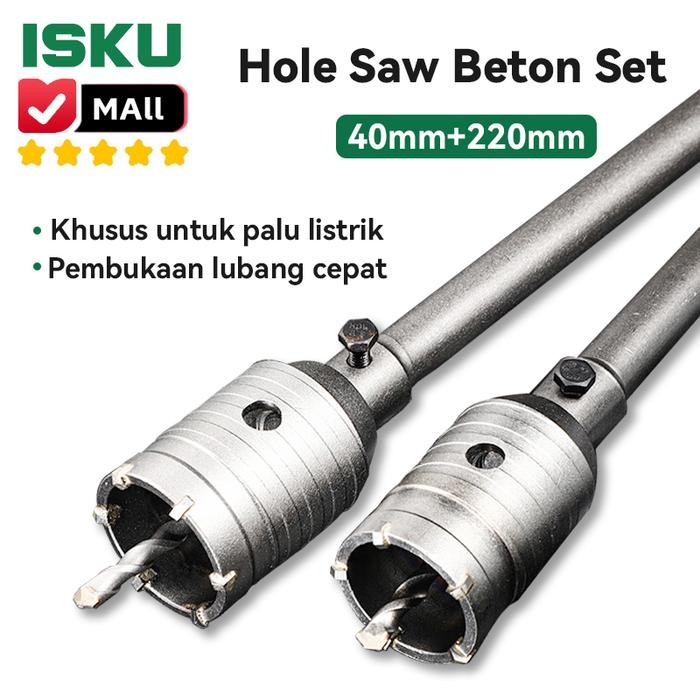 TERBARU ISKU MATA BOR HOLE SAW BETON LUBANG TEMBOK BETON/HOLLOW CORE SAW BETON/PELUBANG BETON TEMBOK