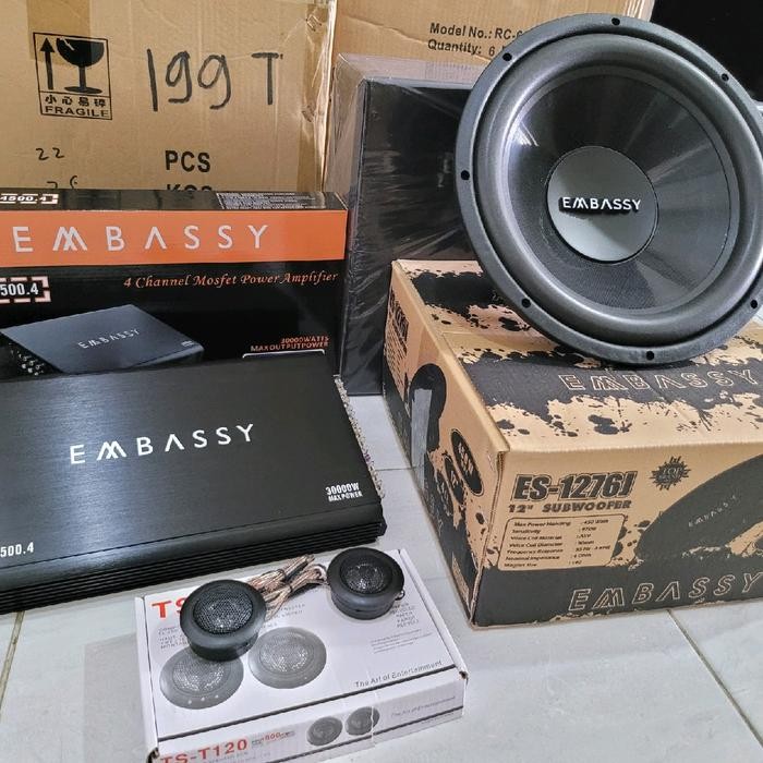 PAKET AUDIO MOBIL EMBASSY EM