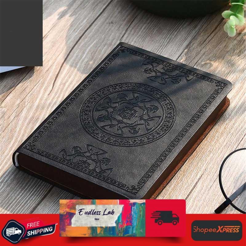 

Buku Catatan Jurnal Notebook Leather Cover Vintage Pattern