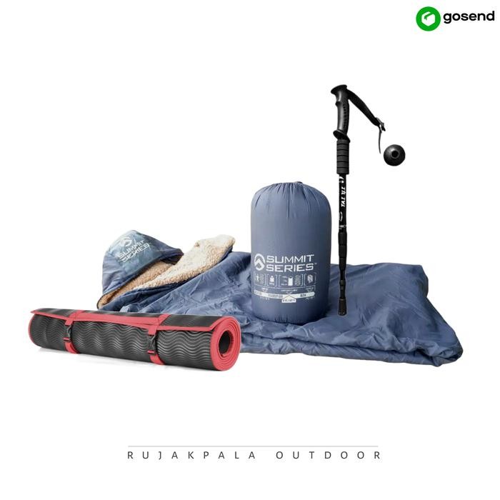 paket mendaki tas gunung tnf elektra 60L lokal paket komplit