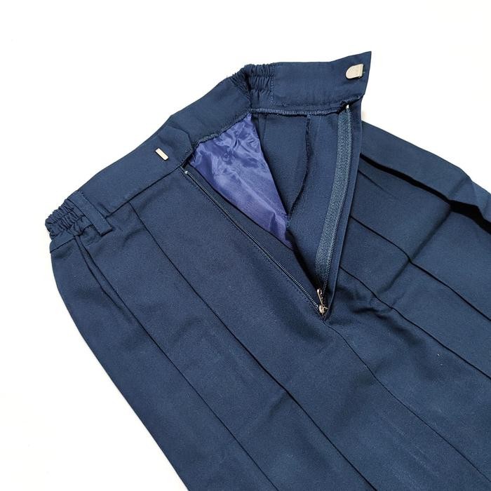 (Allthebest) Seragam sekolah rok biru sd rok pendek lipet murah