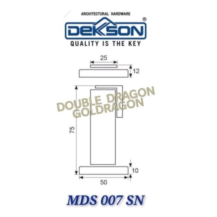 Door Stopper Dekkson MDS 007 SN Door Stop Magnet Dekkson