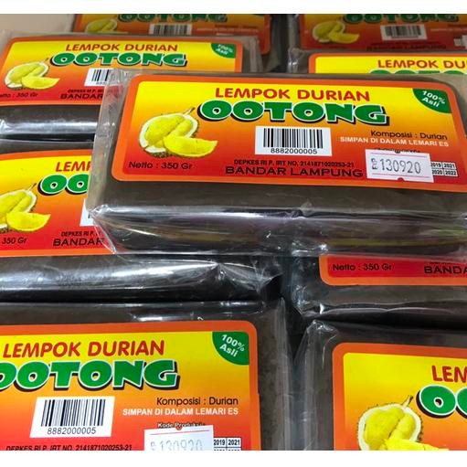 

ASLI Lempok Durian khas Lampung merk Ootong 350gram. READY STOCK
