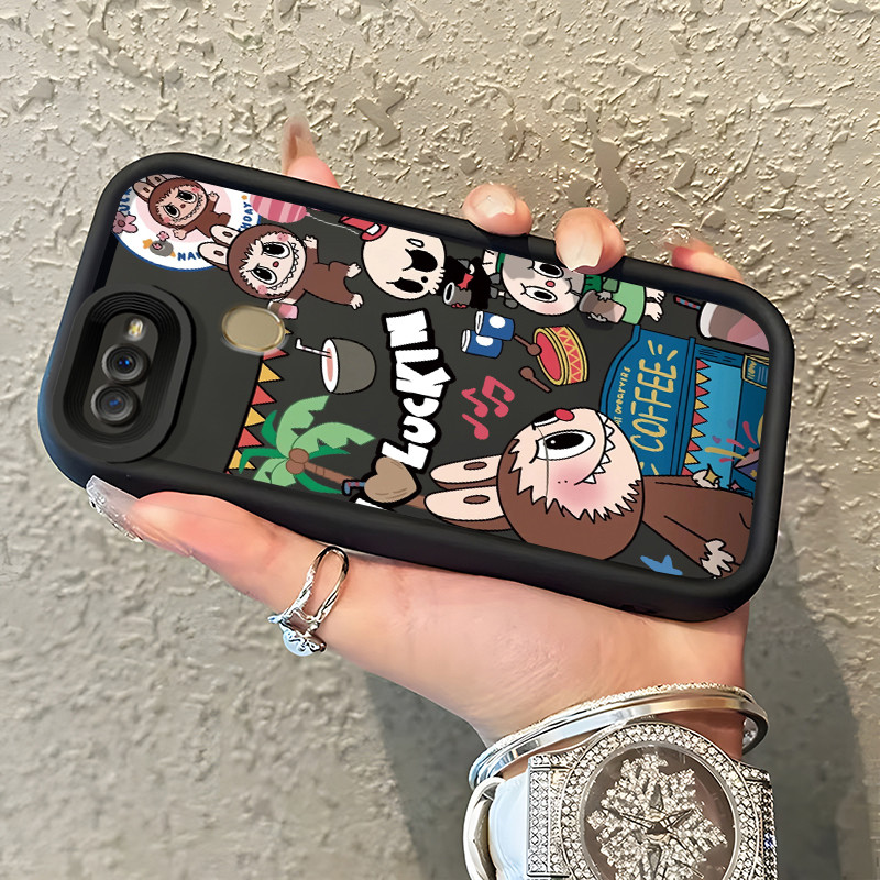 Casing Hp OPPO A7 OPPO A5s OPPO A12 OPPO A12S A11k Case Casing kartun lucu pola HP Kasing Silikon So