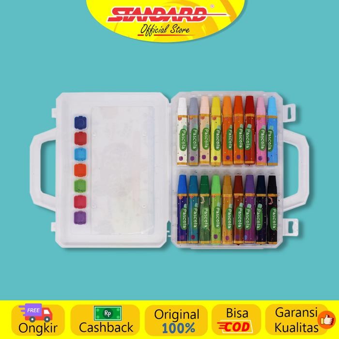 

SARI Standard - Pascola Oil Pastel 18 / Set ( Crayon / Pewarna / Coloring )