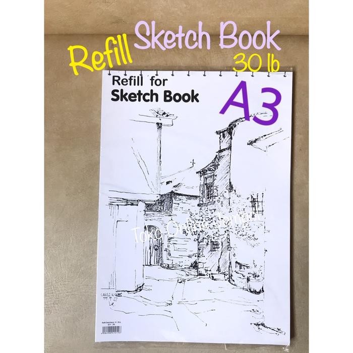 

SARI Atk0731Lr Refill A3 Sketch Book Lyra 9211290 Kertas Isi Ulang Buku