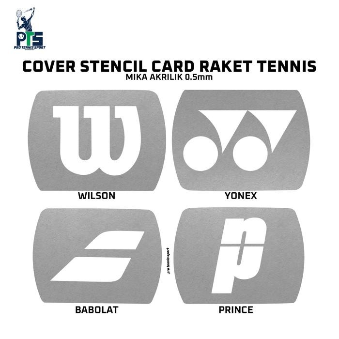 

SARI Cetakan Logo Raket Tenis Cover Stencil Mika