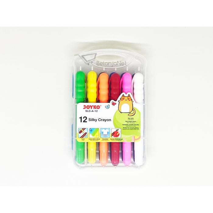 

SARI Silky Crayon Krayon Halus Joyko Slc-A-12 Warna Colors