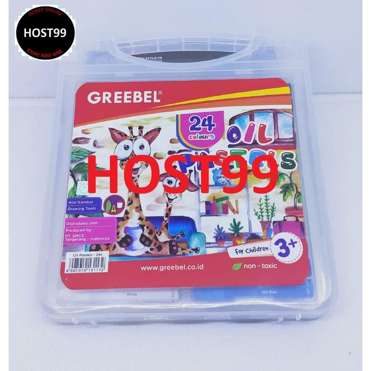 

SARI Krayon Warna 24 Warna Grebel Crayon Oil Pastels 24 Color Greebel