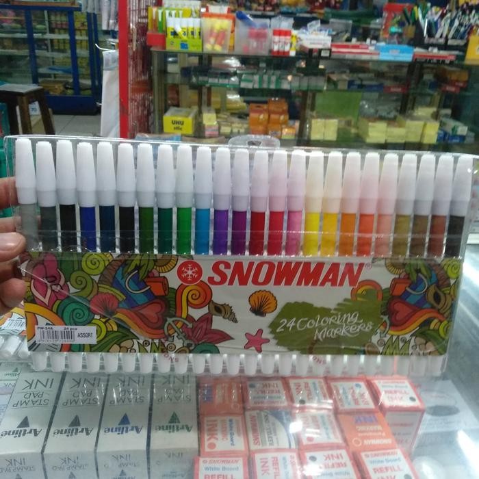 

SARI Spidol Snowman 24 Warna