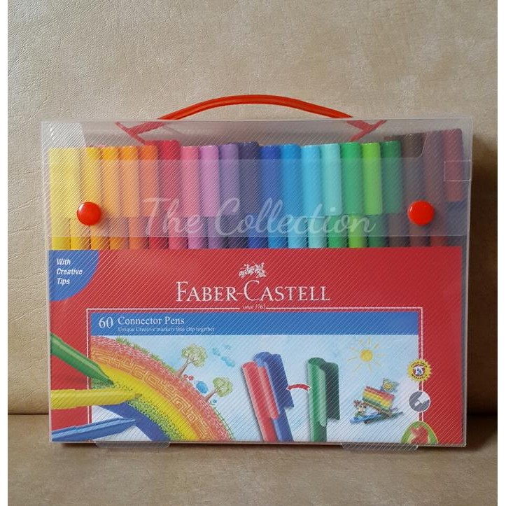 

SARI Atk0240Fc 60 Warna Connector Pen Faber-Castell 60 Warna 155071 Spidol