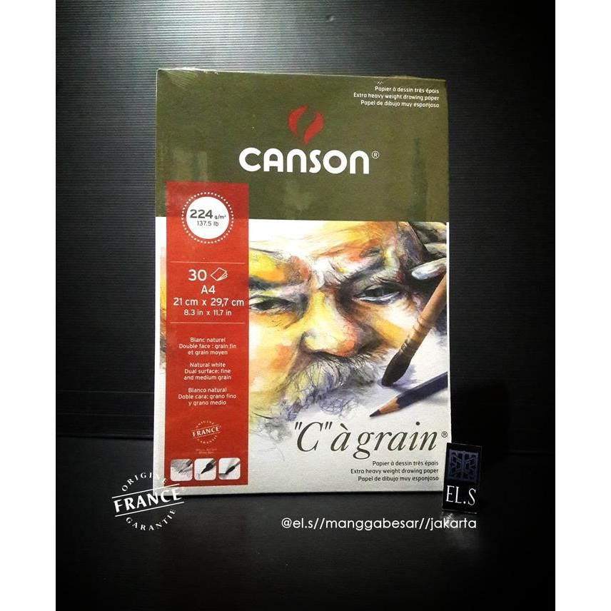 

SARI Canson C A Grain A4 224 Gsm