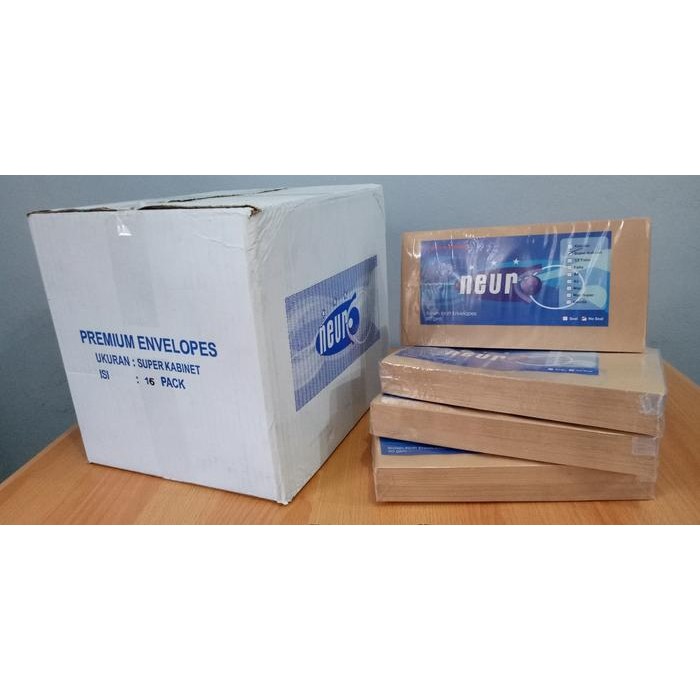 

SARI Amplop Coklat Ukuran Super Cabinet Neuro ( 14 X27 Cm )
