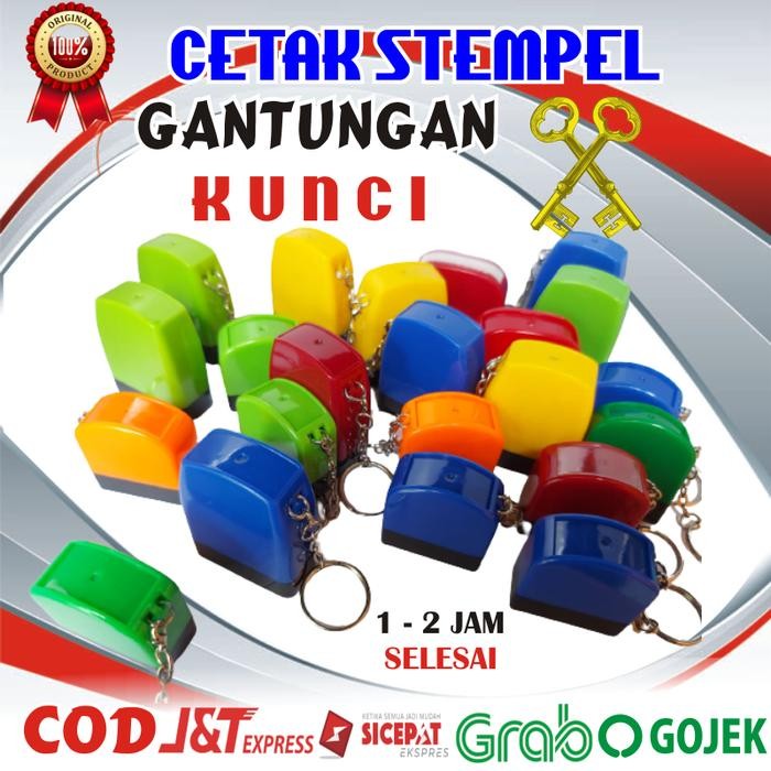 

SARI Stempel Gantungan Kunci Otomatis Warna Flash Dokter Kantor Suster Toko