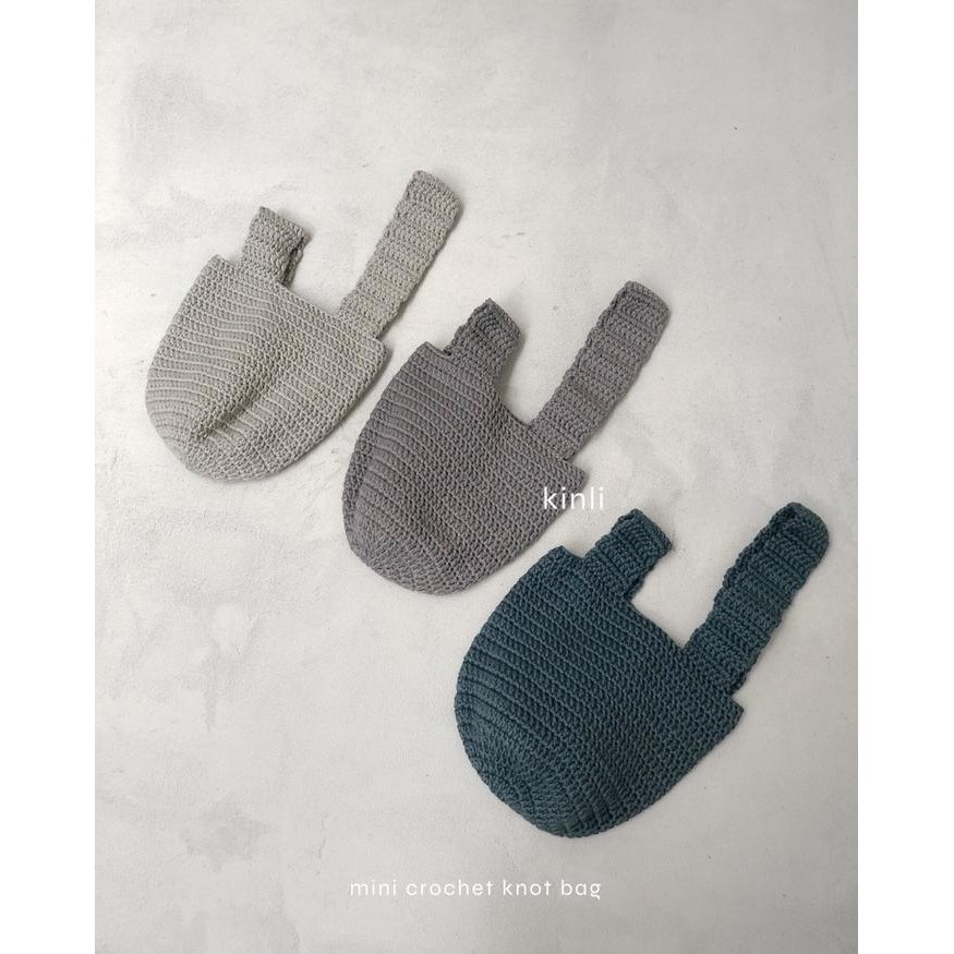 Mini Japanese Crochet Knot Bag Handmade Tas Rajut Amigurumi