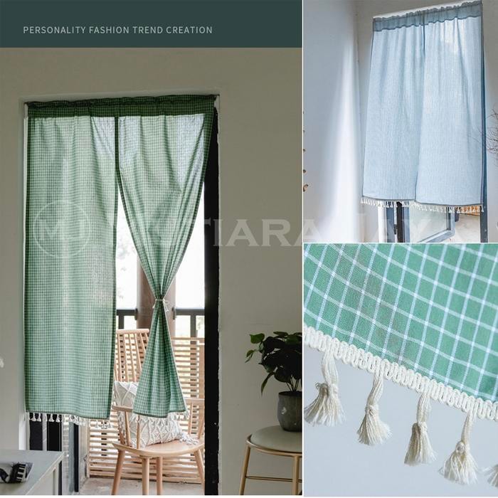 Plato Tirai Pintu Sekat Pembatas Ruangan Gorden Hordeng Kamar Dapur