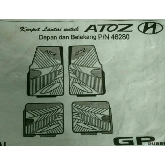 Karpet Lantai Mobil Hyundai ATOZ