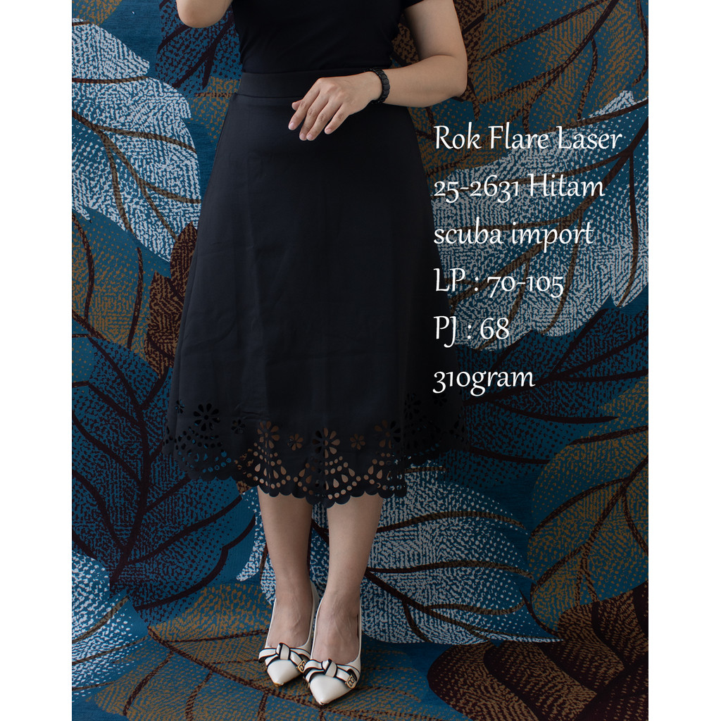 Rok Flare Laser 25-2631 Bahan scuba import LP : 70 - 105 PJ : 68