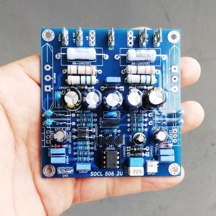 KIT DRIVER POWER AMPLIFIER SOCL 506 TEF EKSLUSIVE FIBER DOUBLE LAYER