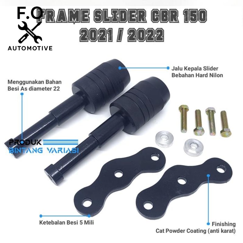 Frame Slider Cbr 150r Cbr 150 Cbr 150r 2021