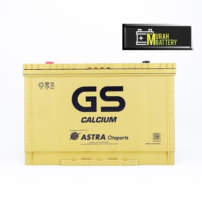 GS CALCIUM ASTRA AKI MOBIL HARRIER PRADO 105D31L - 80AH AKI KERING