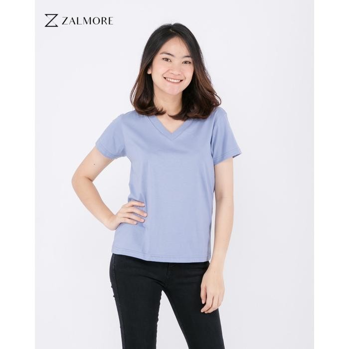 Zalmore Pastel Series Woman T-Shirt Premium Cotton - Kaos Wanita