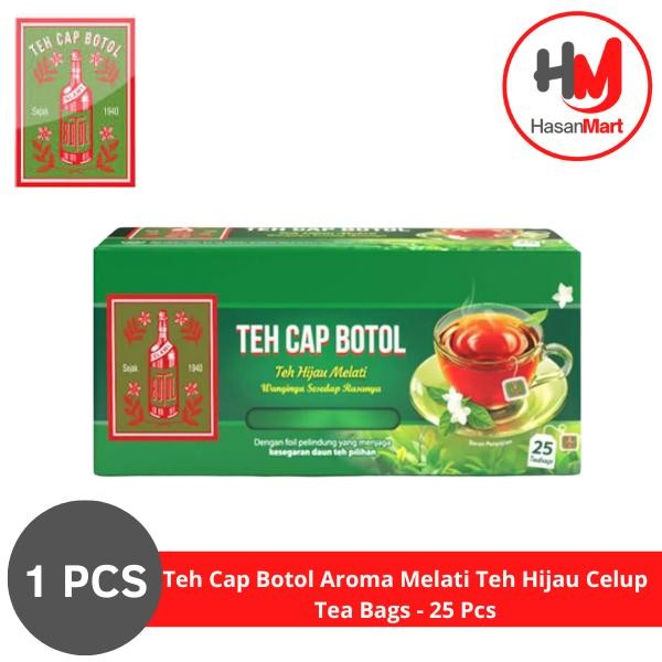 

Teh Cap Botol Aroma Melati Teh Hijau Celup Tea Bags - 25 Pcs