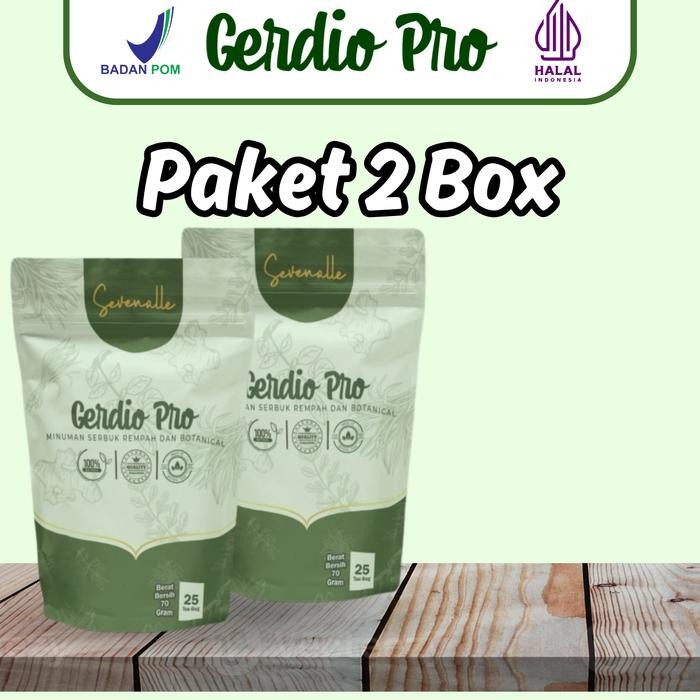

Bundling 2 Box Gerdio Pro Teh Rempah