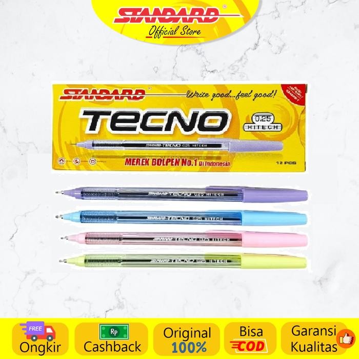 

Standard - Pulpen Tecno Hitech 0.25 ( Alat Tulis / Pen / Ballpoint / Pena )