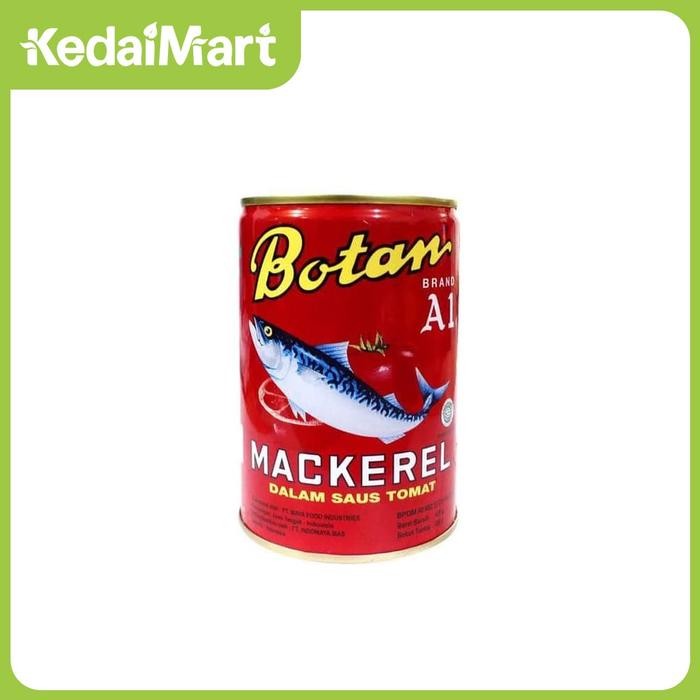 

READY BOTAN MACKEREL KALENG 425G - IKAN MAKAREL PREMIUM