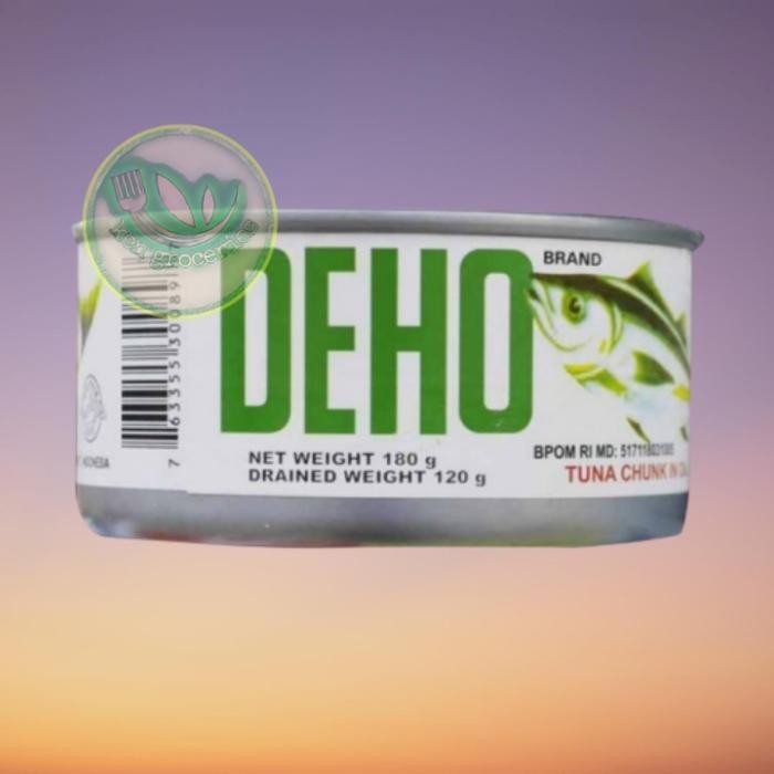 READY DEHO TUNA KALENG 180GR - IKAN TUNA DALAM MINYAK KALENG BERKUALITAS