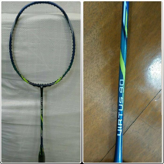 Adidaass Pro - Raket Badminton Apacs Virtus 90 Original 